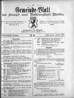 1907,6: No. 6, 10. Februar 1907