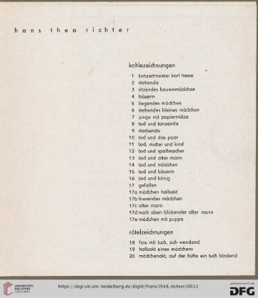Rötelzeichnungen (Nr.18-38a)