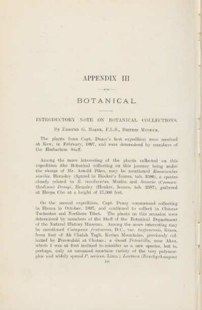 Appendix III. Botanical