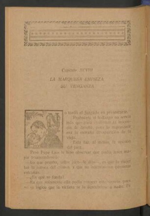 Capítulo XCVIII - La marquesa empieza su venganza