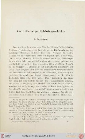 17: Zur Heidelberger Gelehrtengeschichte