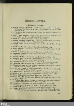 Benutzte Literatur