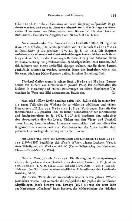Galley, Eberhard :: Heinrich Heine, Lebensbericht mit Bildern und Dokumenten : Kassel, 1973