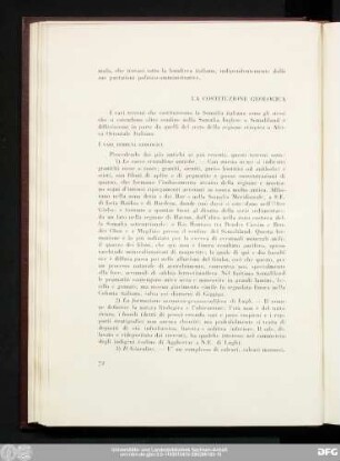 La Costituzione Geologica