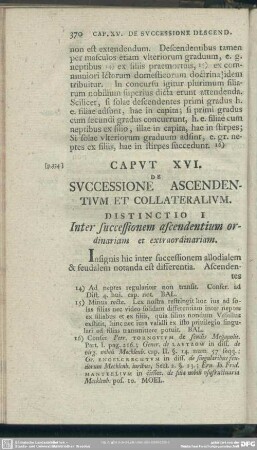 Caput XVI. De Successione Ascendentium Et Collateralium