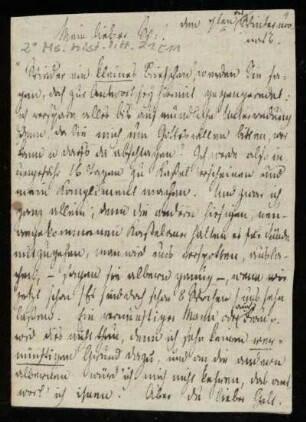 Brief von Jacob Grimm an Paul Wigand