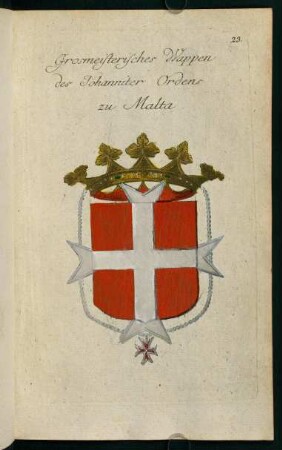 23, Wappen des Maltheser Ordens