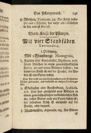 141-143, Mit vier Staubfäden