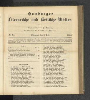 No. 54. 6. Juli 1853