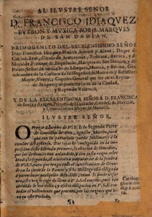 Comedias de Dom Moreto, 2. (1676)