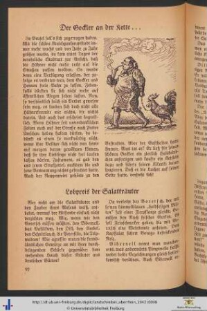 Lobpreis der Salatkräuter.