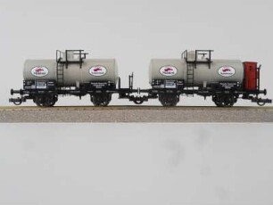 2x Kesselwagen "Gargoyle Mobiloel" DRG Fleischmann