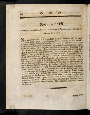 596-605, Observatio CVII - CXIV