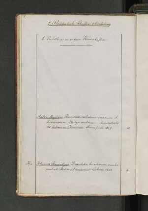 b. Verhältniss zu anderen Wissenschaften.