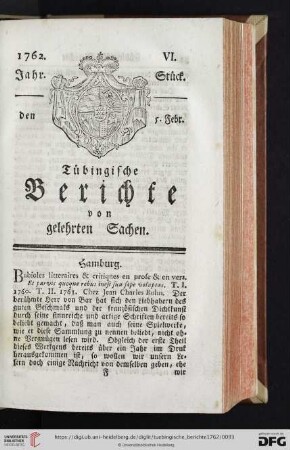 [VI.-IX. Stück] (Februar 1762)