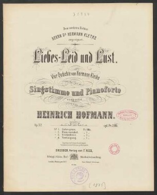 No. 4: Vereinigung : Op. 32.IV.