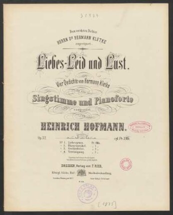 No. 4: Vereinigung : Op. 32.IV.