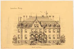 Herrenhaus, Rummelsburg-Turzig: Ansicht nach Norden