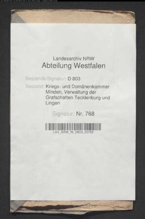 Das Wulfmeyer-Kolonat im Kirchspiel Cappeln
