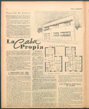 A propósito del proyecto que publicamos