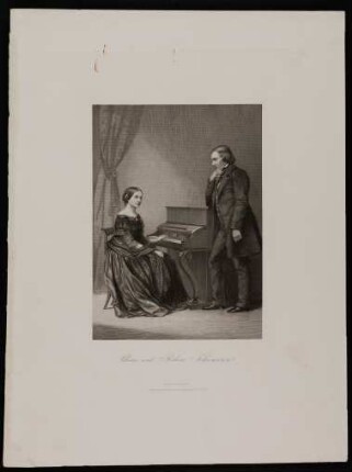 [Bildnis Clara und Robert Schumann] : Clara und Robert Schumann