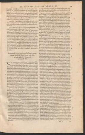 Sextum Recuperandae possessionis remedium, ex I. 1. C. si per vim, vel alio modo absentis sit perturbata possessio.