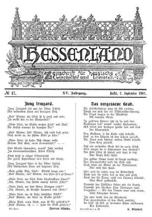 No. 17, 2. September 1901