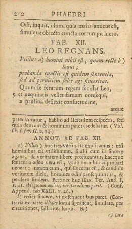Fab. XII. Leo Regnans