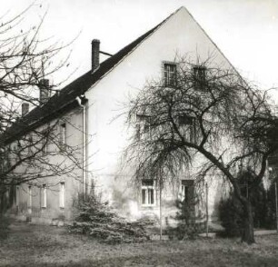 Cossebaude-Gohlis, Gartenstraße 7. Doppelbauernhaus (1863)