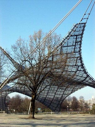 München: Olympiazentrum, Zeltdachkonstruktion
