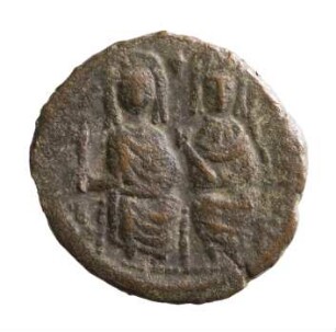 Münze, 20 Nummi, 574/75