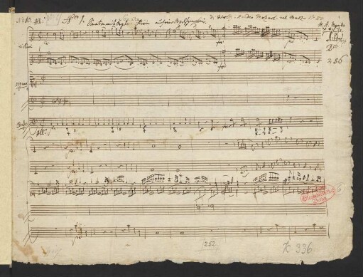 Sonaten; vl (2), bc, org; C-Dur; KV 336 (336d) : Epistelsonate; Kirchensonate