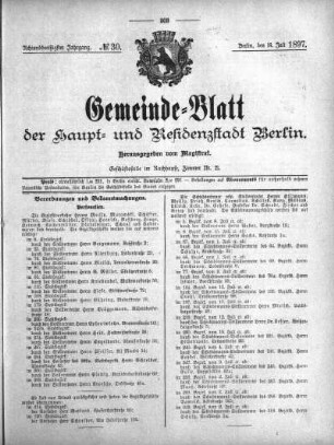 1897,30: No. 30, 18. Juli 1897