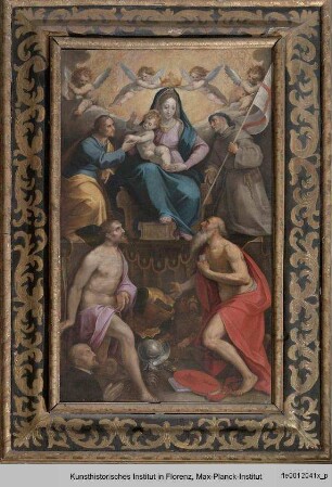 Madonna mit Heiligen und Stifter