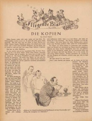 "Sieh nur, der schaufelt wahrhaftig das Apfelkompott mit dem Bratenmesser ein!"