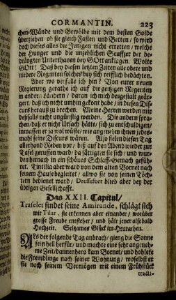Das XXII. Capitul.