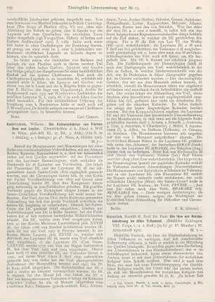 259-260 [Rezension] Kubitschek, Wilhelm, Die Kalenderbücher von Florenz. Rom und Leyden