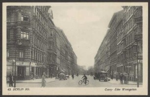 Ansichtskarte Cuvrystraße, Ecke Wrangelstraße
