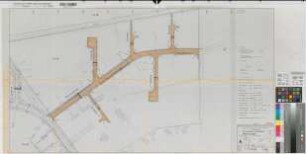 Kinderhaus (Münster) Straßenbau Nordwest, Meinertzstraße Lageplan 1968/69 1 : 500 58 x 107 Pause Tiefbauamt der Stadt Münster Regierung Münster Nr. 34069