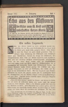 Januar 1912. Heft 4