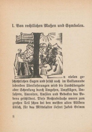 I. Von rechtlichen Maßen und Symbolen