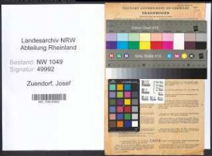 Entnazifizierung Josef Zuendorf , geb. 16.05.1906 (Schriftleiter)