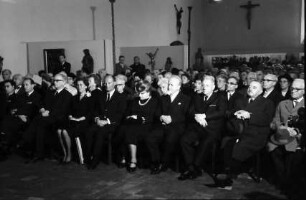 Freiburg: Augustinermuseum, Reinhold-Schneider-Preis für Rudolf Riester, Ehrengäste