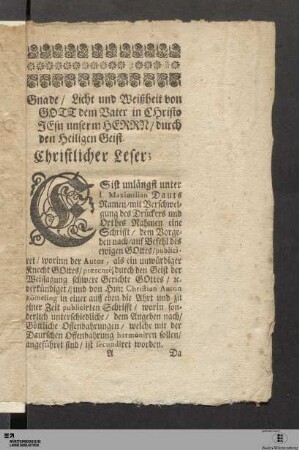 Beurtheilung der Daut- und Römelingschen Weissagungen.