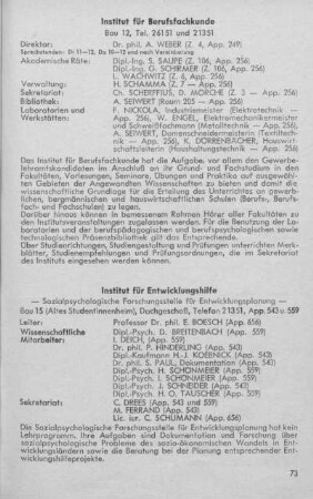 Institut für Entwicklungshilfe