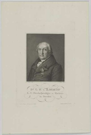 Bildnis des C. F. v. Ammon