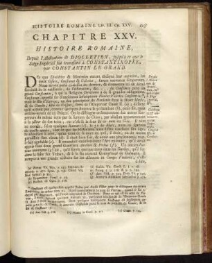 [Histoire du Régne de de Constance, de Constantin, de Maxime, & de Licinius.]