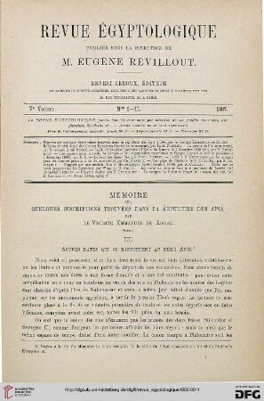5: Mémoire sur quelques inscriptions trouvées dans la sépulture des Apis, [2]