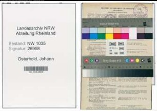 Entnazifizierung Johann Osterhold , geb. 09.12.1904 (Foerdermaschinist)