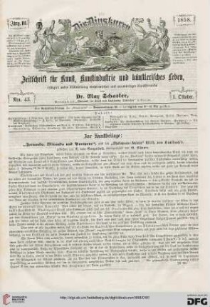 Nr. 43 (1. Oktober 1858)